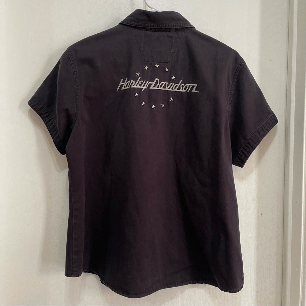 Harley Davidson Large Button down - Picture 4 of 7